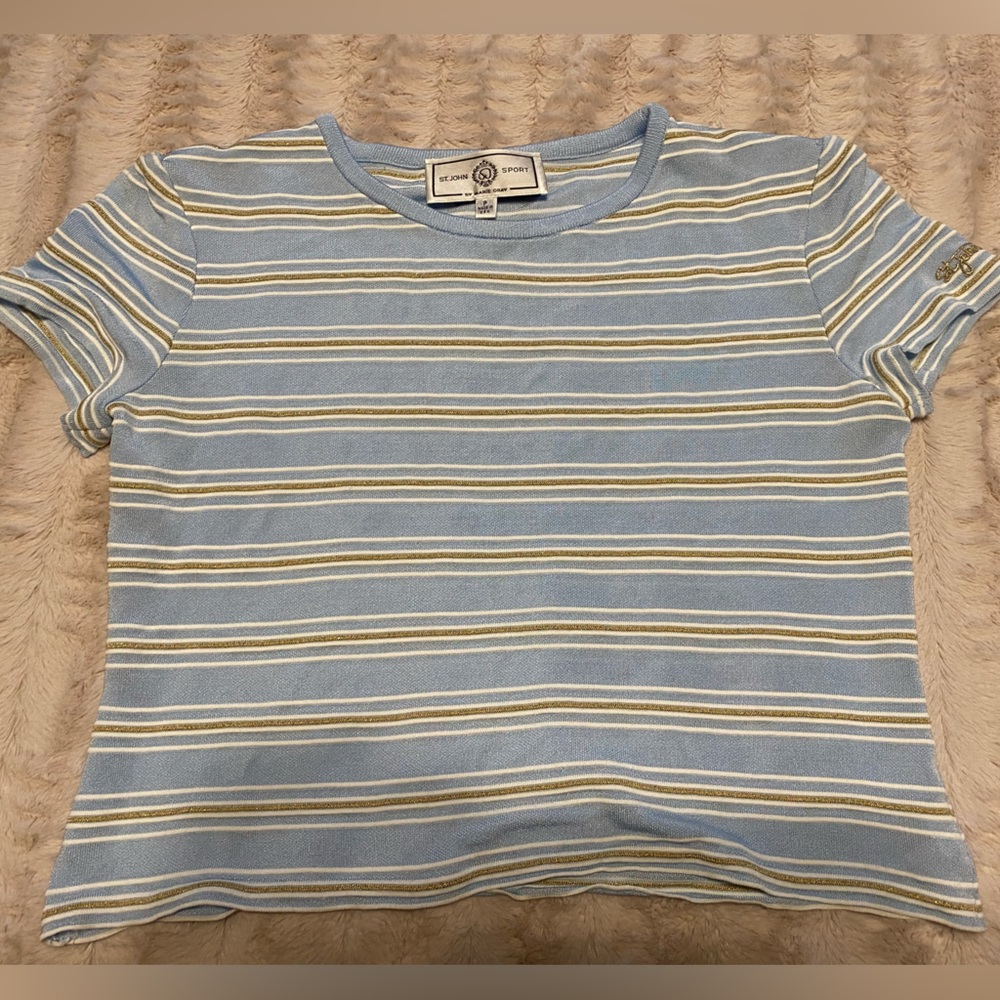 St. John Bay Sport vintage knit shirt